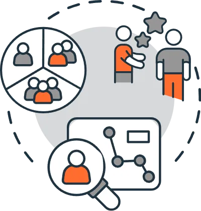 orderbase Grafik Funktionen Funktionsmodul CRM Grafik - Funktionen vom orderbase Funktionsmodul Kontaktverwaltung CRM