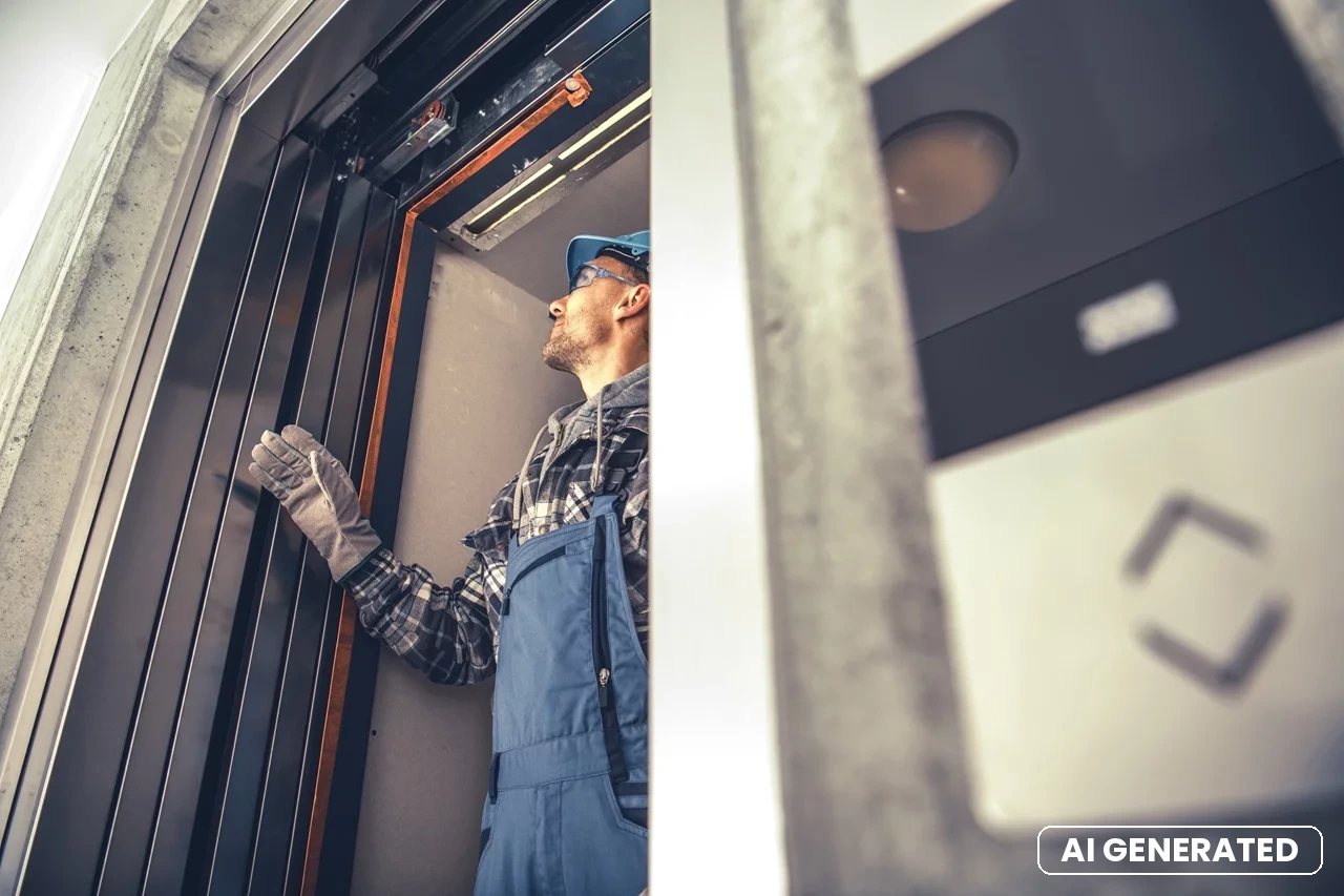orderbase business Branchenlösung Aufzugbau + Service Installation eines Aufzugs in einem Neubau – ERP-Software für Aufzugbau und Service mit integrierten Prozessen für Planung, Fertigung und Wartung.