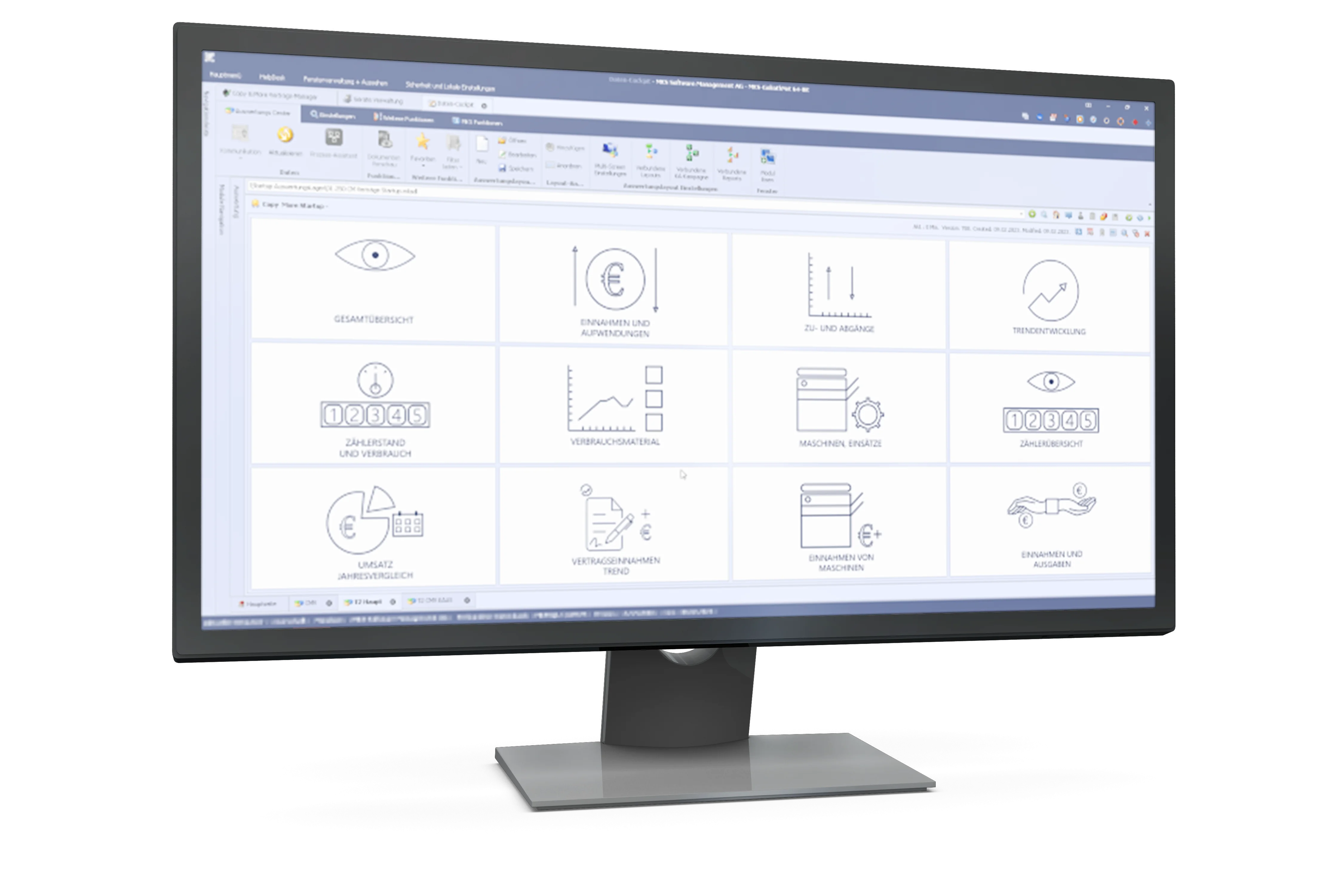 Screenshot der MKS Goliath Software